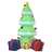 árvore Natal Insuflável com Luzes LED 240 cm