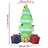 árvore Natal Insuflável com Luzes LED 240 cm