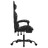 Cadeira Gaming Giratória + Apoio Pés Couro Art. Preto/camuflado