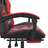 Cadeira Gaming Giratória C/ Apoio Couro Artific. Preto/vermelho