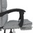 Cadeira de Escritório Reclinável Tecido Cinzento-claro