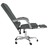 Cadeira Massagens Escritório Reclinável Tecido Cinzento-escuro