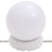 Toucador com Luzes LED 95x50x133,5 cm Pinho Maciço Branco
