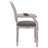 Cadeira de Jantar 54x56x96,5 cm Tecido Cinzento-escuro