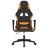 Cadeira de Gaming Tecido Preto e Laranja