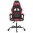 Cadeira Gaming Couro Artificial Preto e Vermelho Tinto