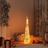 Cone Iluminação Natal 30 Luzes LED 60 cm Acrílico Branco Quente