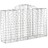 Cestos Gabião Arqueados 10pcs 200x50x120/140 Ferro Galvanizado