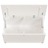 Caixa de Arrumação 80x40x45,5 cm Madeira de Pinho Maciça Branco