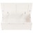 Caixa de Arrumação 110x50x45,5cm Madeira de Pinho Maciça Branco