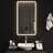 Espelho de Casa de Banho com Luzes LED 50x90 cm