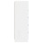 Armário de Gavetas 60x36x103 cm Deriv. Madeira Branco Brilhante