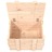 Caixa de Arrumação 58x40,5x42 cm Madeira de Pinho Maciça