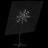 Guarda-sol Cantilever C/ Leds 400x300 cm Preto