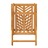 Cadeiras de Jardim Reclináveis 3 pcs Madeira de Acácia Maciça