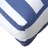 Almofadões para Sofá de Paletes 2 pcs Tecido Riscas Azul/branco