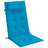 Almofadões Cadeira Encosto Alto 4 pcs Tecido Oxford Azul-claro