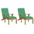 Almofadões P/ Cadeira de Terraço 2 pcs Tecido Oxford Verde