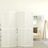 Biombo Dobrável com 4 Painéis Estilo Japonês 160x170 cm Branco
