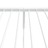 Estrutura de Cama com Cabeceira e Pés 100x190 cm Metal Branco