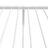 Estrutura de Cama com Cabeceira e Pés 107x203 cm Metal Branco
