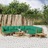 Conjunto Lounge de Jardim Bambu C/ Almofadões Verdes 12 pcs