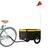 Reboque de Carga para Bicicleta 30 kg Ferro Preto e Amarelo
