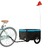 Reboque de Carga para Bicicleta 30 kg Ferro Preto e Azul