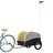 Reboque de Carga para Bicicleta 45 kg Ferro Preto e Amarelo