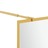 Divisória de Chuveiro 80x195 cm Vidro Transparente Esg Dourado