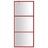 Divisória de Chuveiro 90x195 cm Vidro Transparente Esg Vermelho