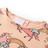 Pijama de Manga Curta para Criança Laranja-claro 92