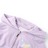 Sweatshirt para Criança com Capuz Lilás 104