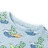 Pijama de Manga Curta para Criança Azul-claro 128