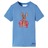 T-shirt Infantil com Mangas Curtas Azul-médio 104