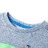 T-shirt de Manga Curta para Criança Azul-mesclado 92