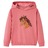 Sweatshirt para Criança C/ Capuz e Design de Cavalo Rosa-velho 128