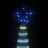 árvore de Natal Luminosa em Cone 275 Luzes LED 180 cm Azul