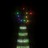 árvore de Natal Luminosa em Cone 275 Luzes LED 180 cm Colorido