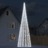 Iluminação árvore Natal em Mastro 3000 Leds 800 cm Branco Frio