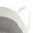Cesto de Arrumação Ø51x33 cm Algodão Cinzento e Branco