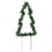 Decoração árvore de Natal C/ Luz e Estacas 3 pcs 50 Leds 30 cm