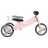 Bicicleta de Equilíbrio P/ Crianças 2 em 1 Rosa