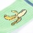 Meias para Criança 5 Pares Estampa de Banana Descascada Ue 23-26