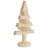 árvores de Natal Decorativas 2pcs 30 cm Madeira de Pinho Maciça