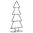 árvore de Natal para Decoração 125 cm Metal Preto