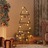 árvore de Natal para Decoração 125 cm Metal Preto
