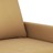 Sofá de 2 Lugares Veludo 120 cm Castanho