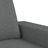 Sofá de 2 Lugares em Tecido 120 cm Cinzento-escuro