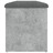 Banco de Arrumação 102x42x45 cm Derivados Madeira Cinza Cimento